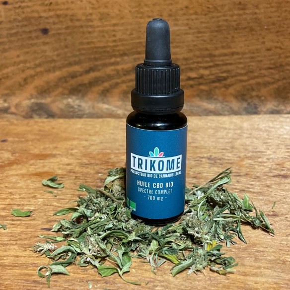 Huile CBD bio 500 mg - Direct Producteur - Fabrication française